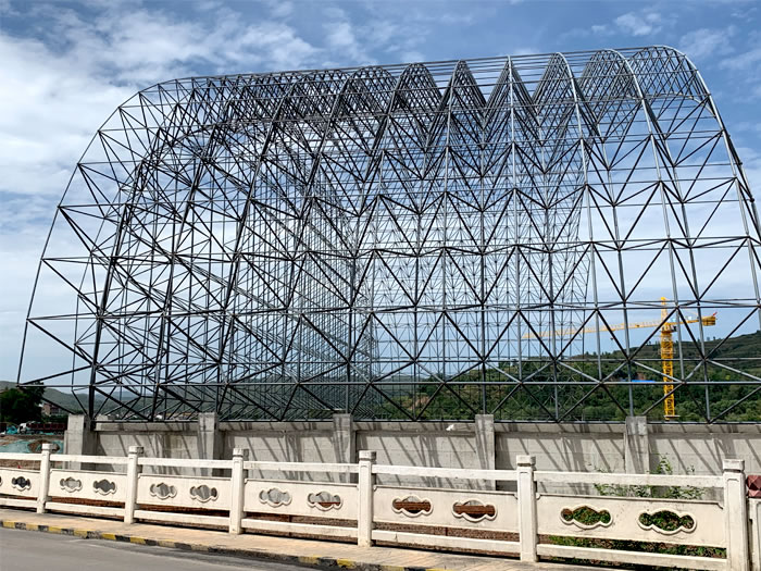 鹤壁山寨矿储煤棚网架